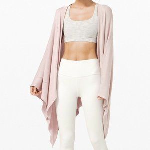 Lululemon Open Mind Wrap Scarf Shawl/ Pink